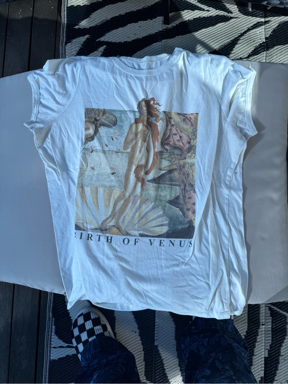 Torrid Women's White 'Birth of Venus' Graphic Tee - Short Sleeve Casual Top